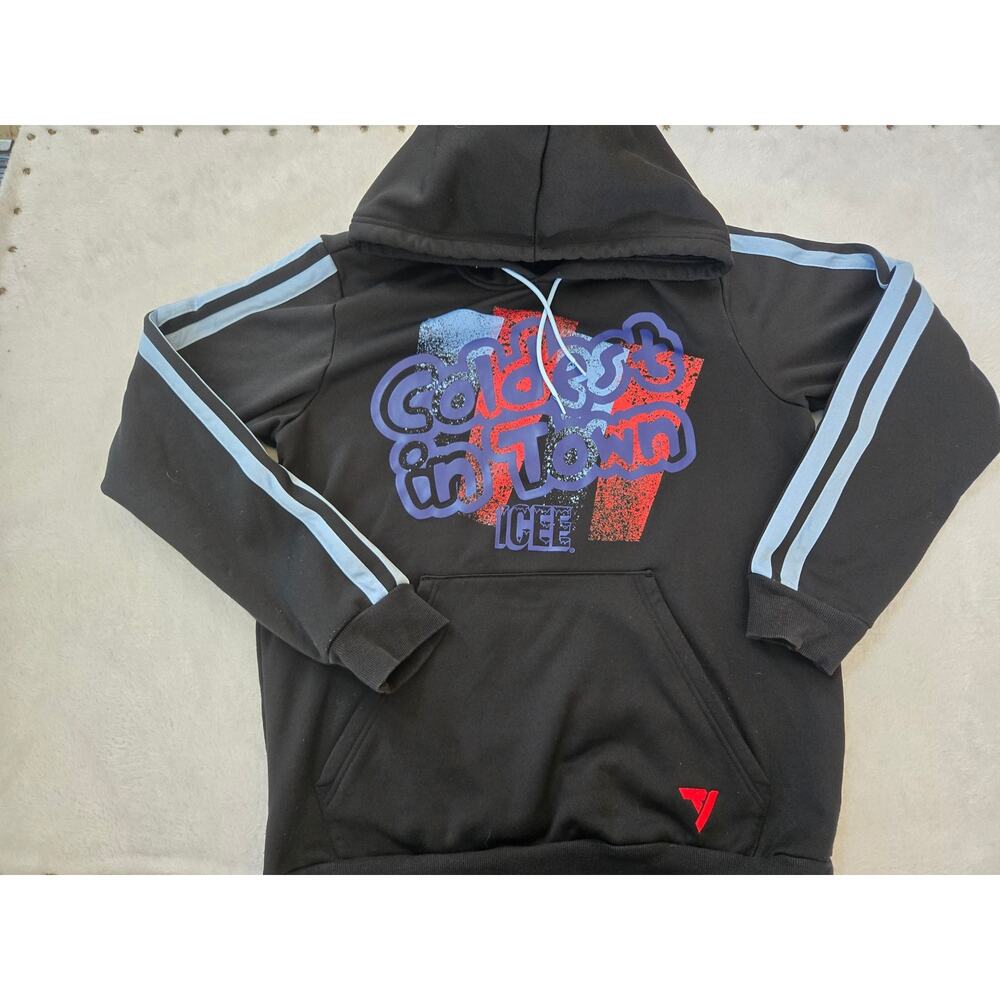 Adidas Trae Young Icee Coldest Hoodie Large Black Basketball Graphic